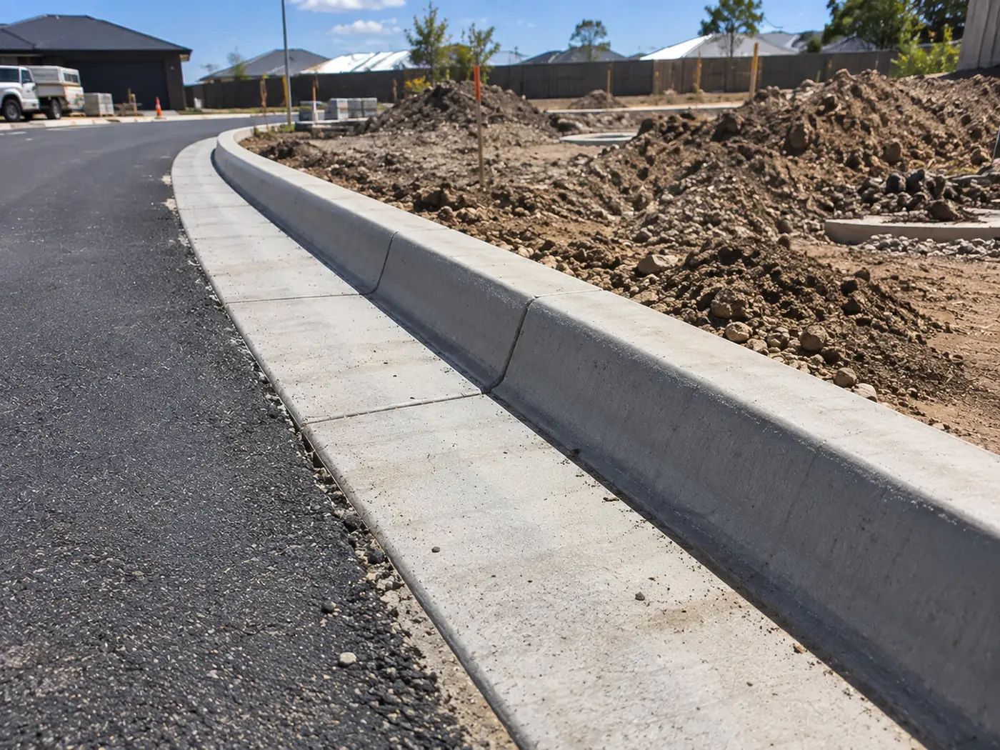 A concrete driveway we poured in Zuccoli, Darwin